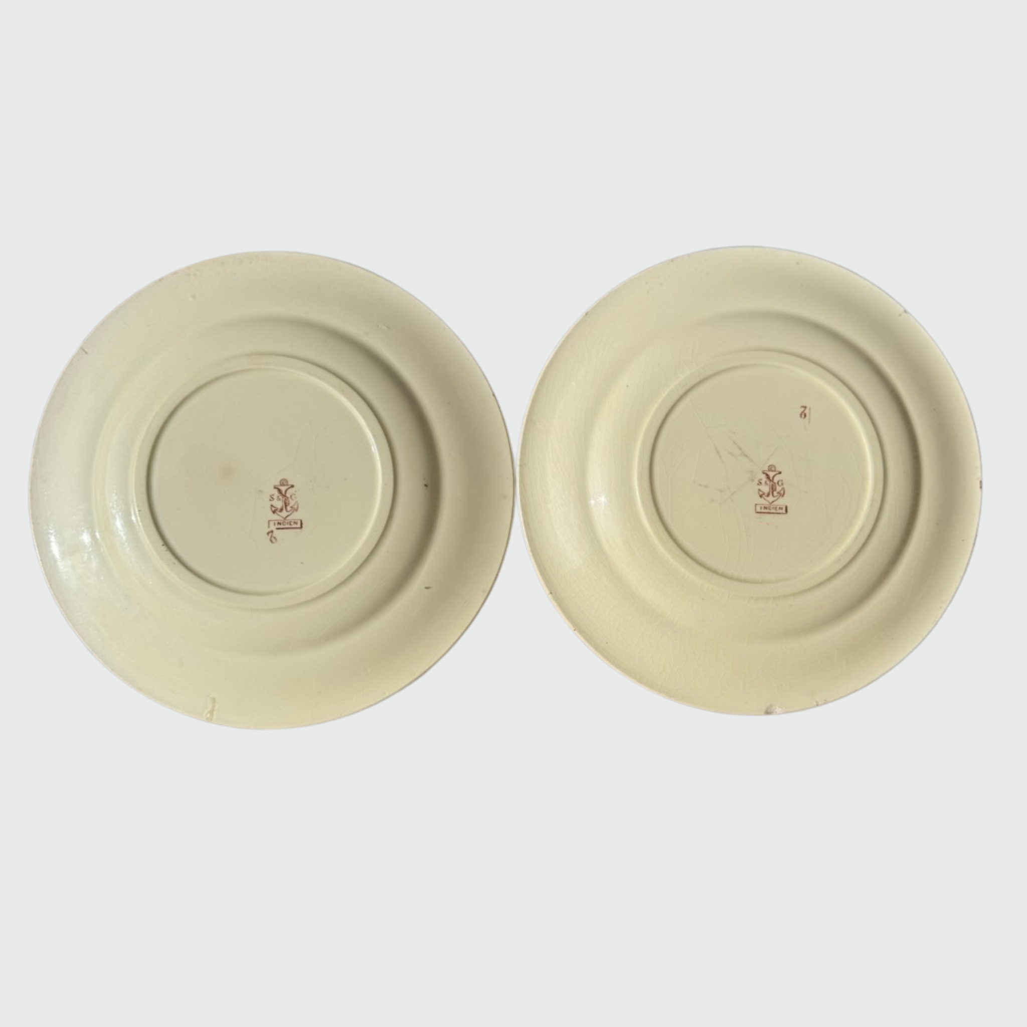 Pair of Vintage Dinner Plates