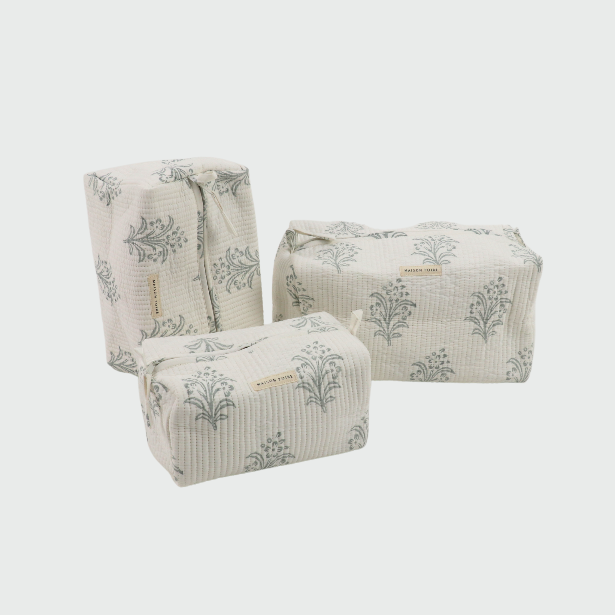 Trousse de Toilette Eloise, Brume Bleue