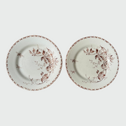 Assiettes Gien "Vigne Vierge"