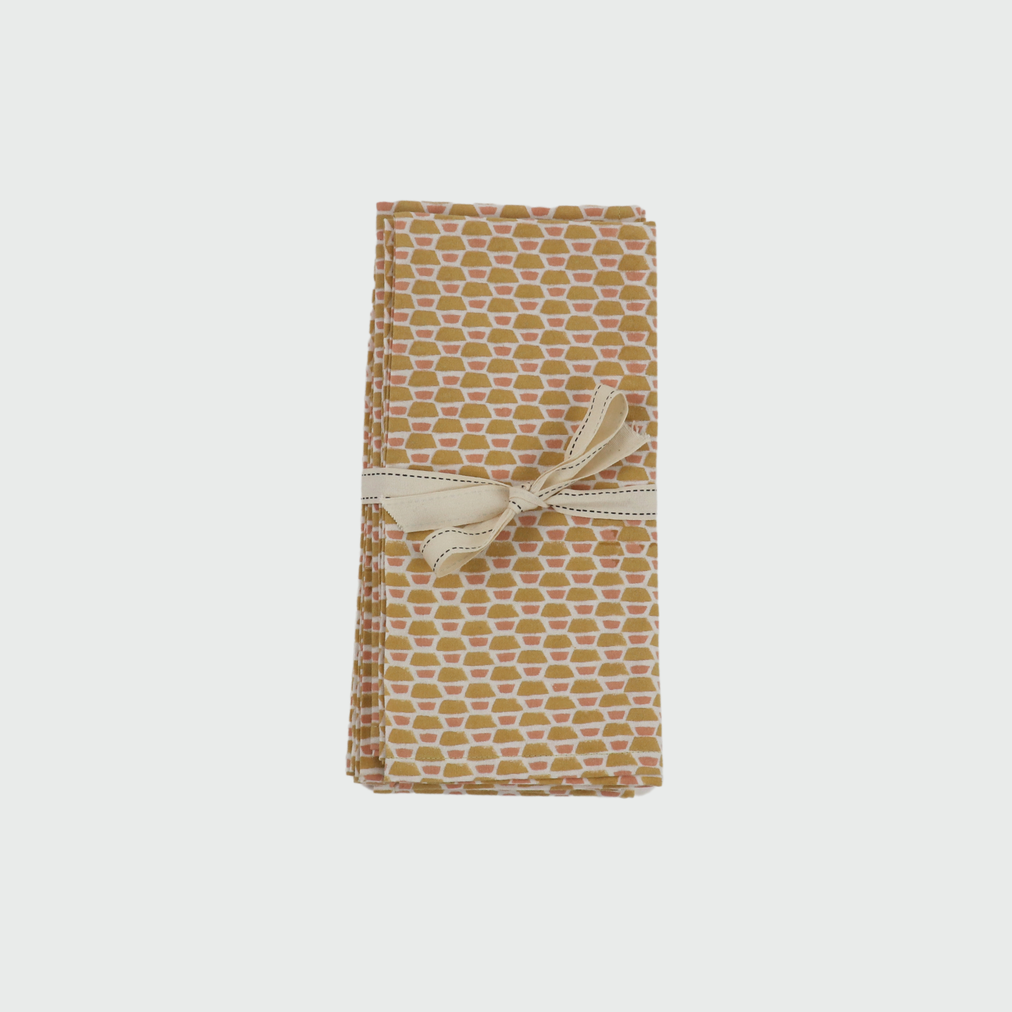 Serviette Lola, Jaune Bronze