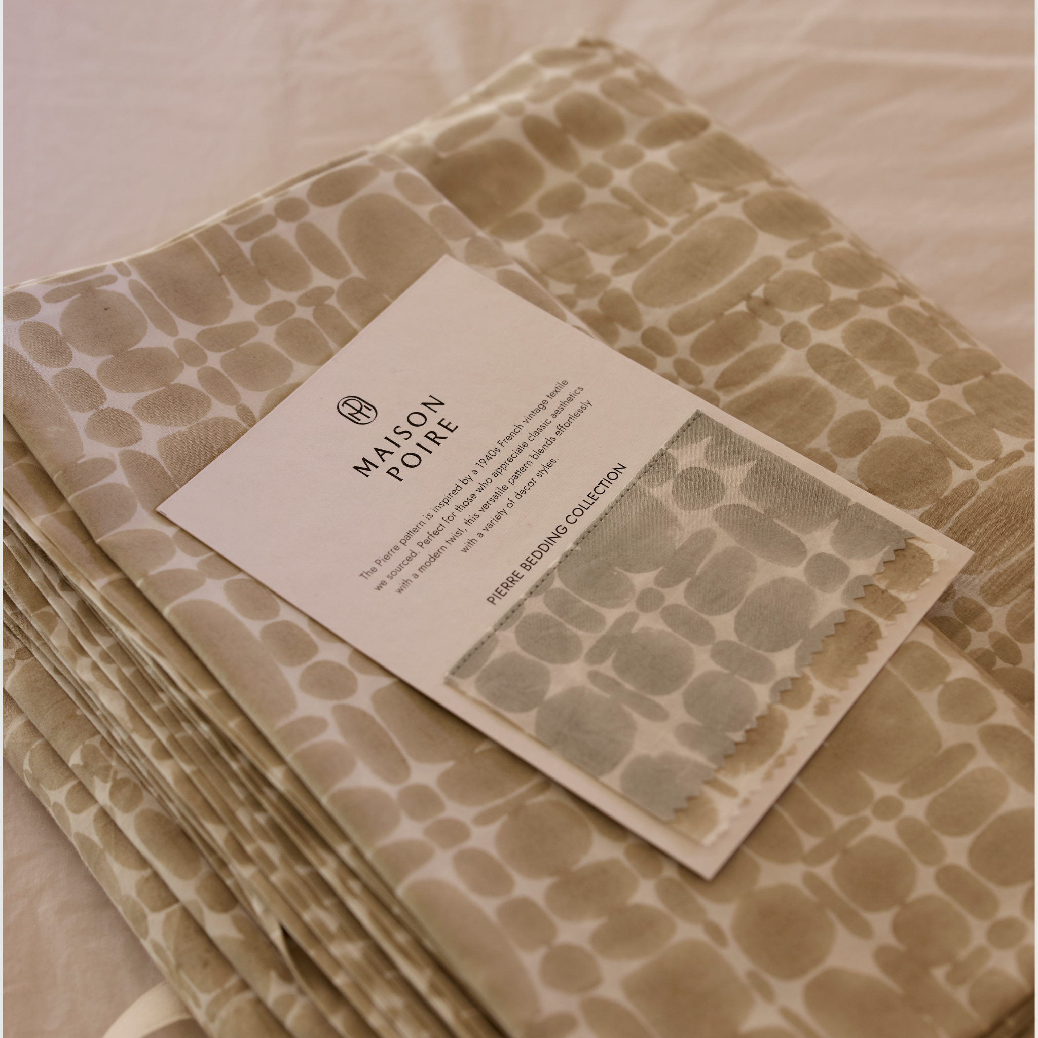 Taie d'oreiller Pierre, Écume de Mer