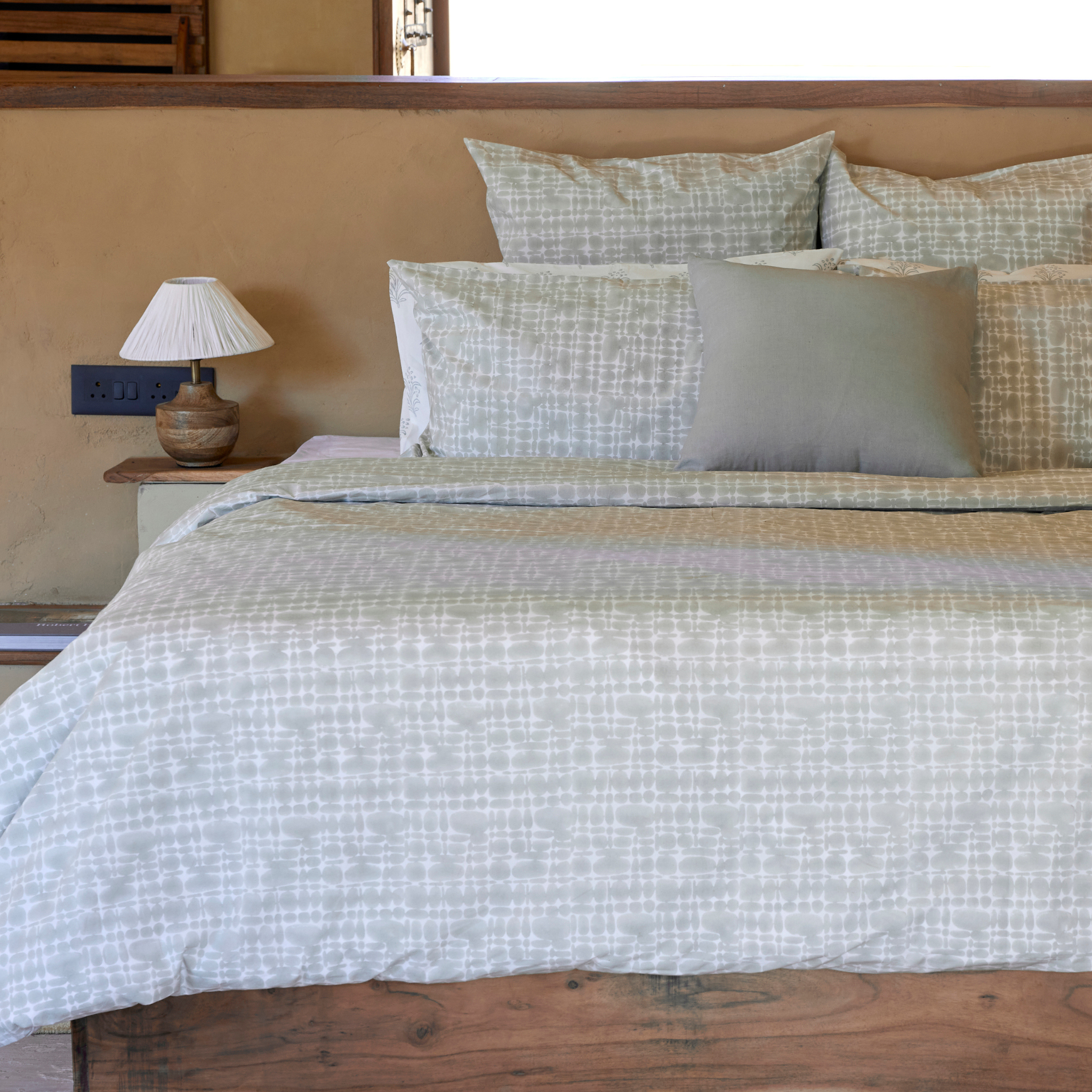 Parure de Lit Pierre, Ecume de Mer