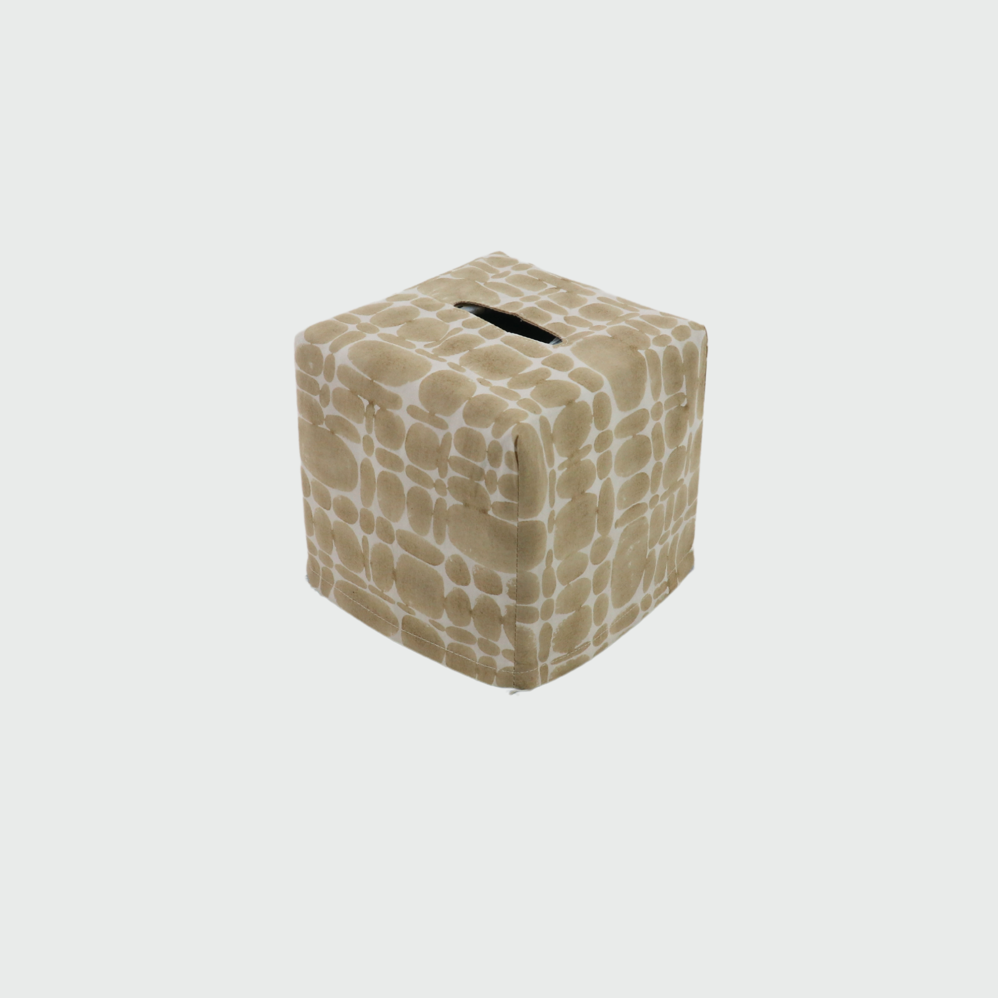 Pierre Tissue Box Cover, Sand