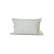 Ticking Stripe Pillow Sham, Blue Mist
