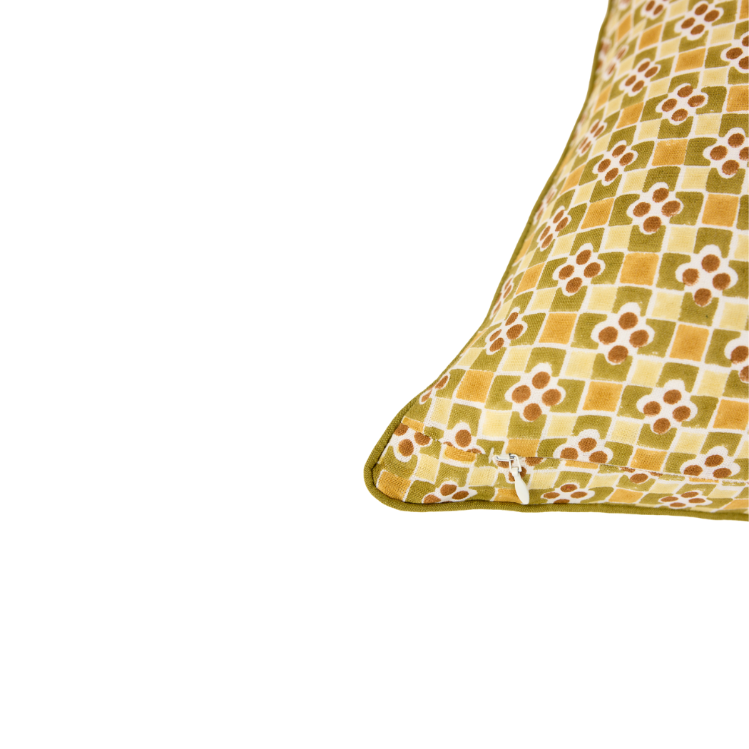 Housse de coussin Arthur, Olive