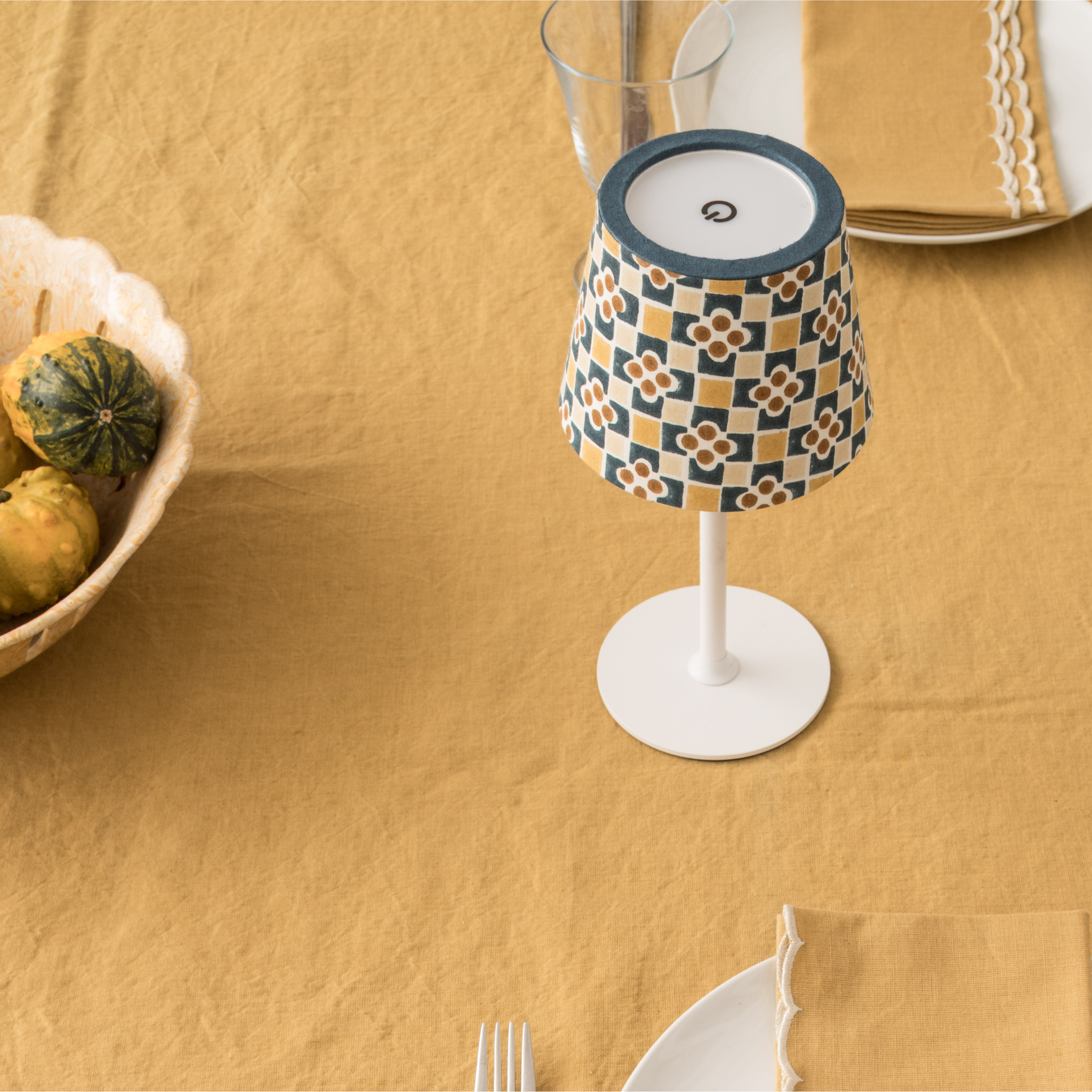 Abat-jour Arthur, Bleu