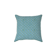 Arthur Throw Pillow Cover, Spring Green/Cobalt