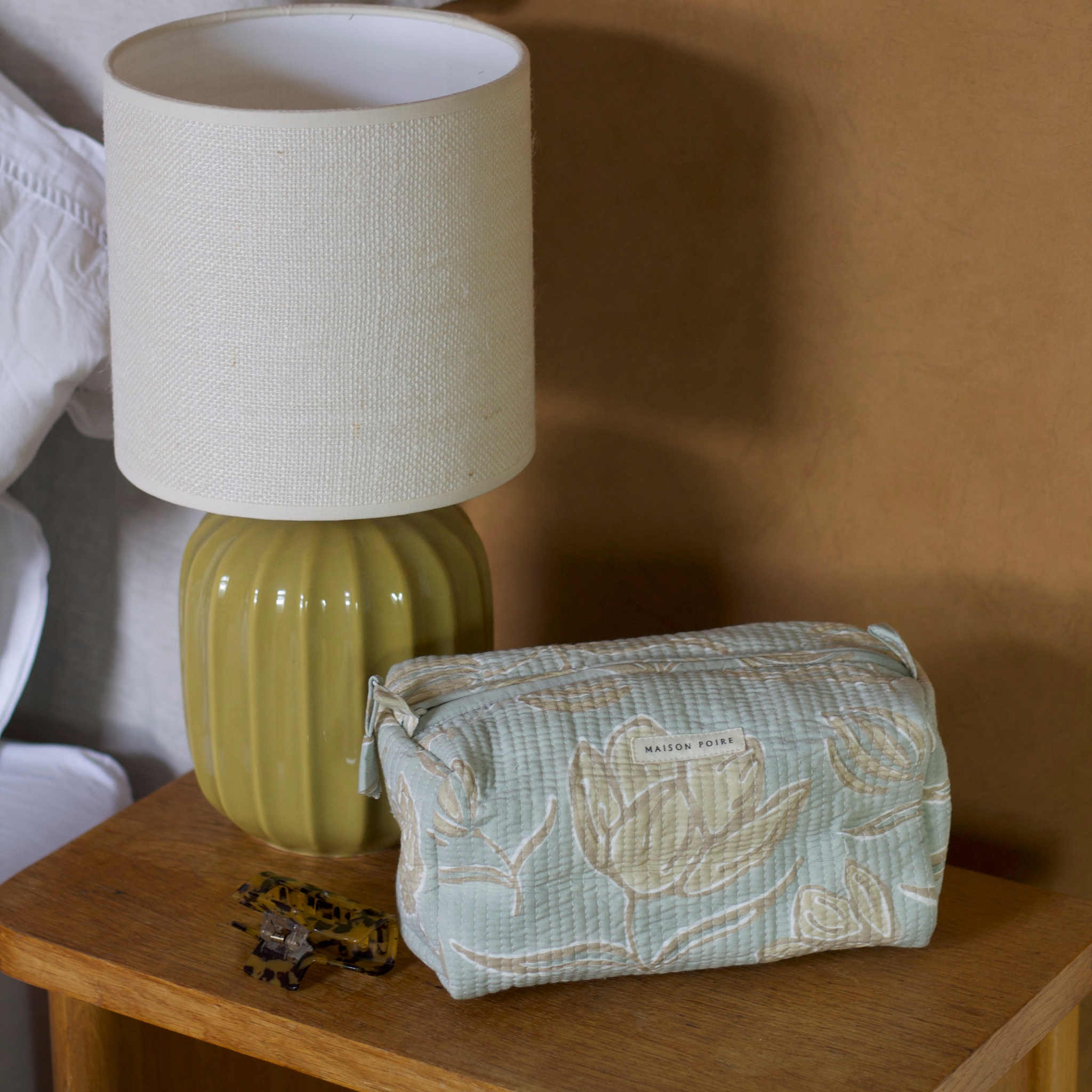 Astrid Toiletry Bag, Sea Foam