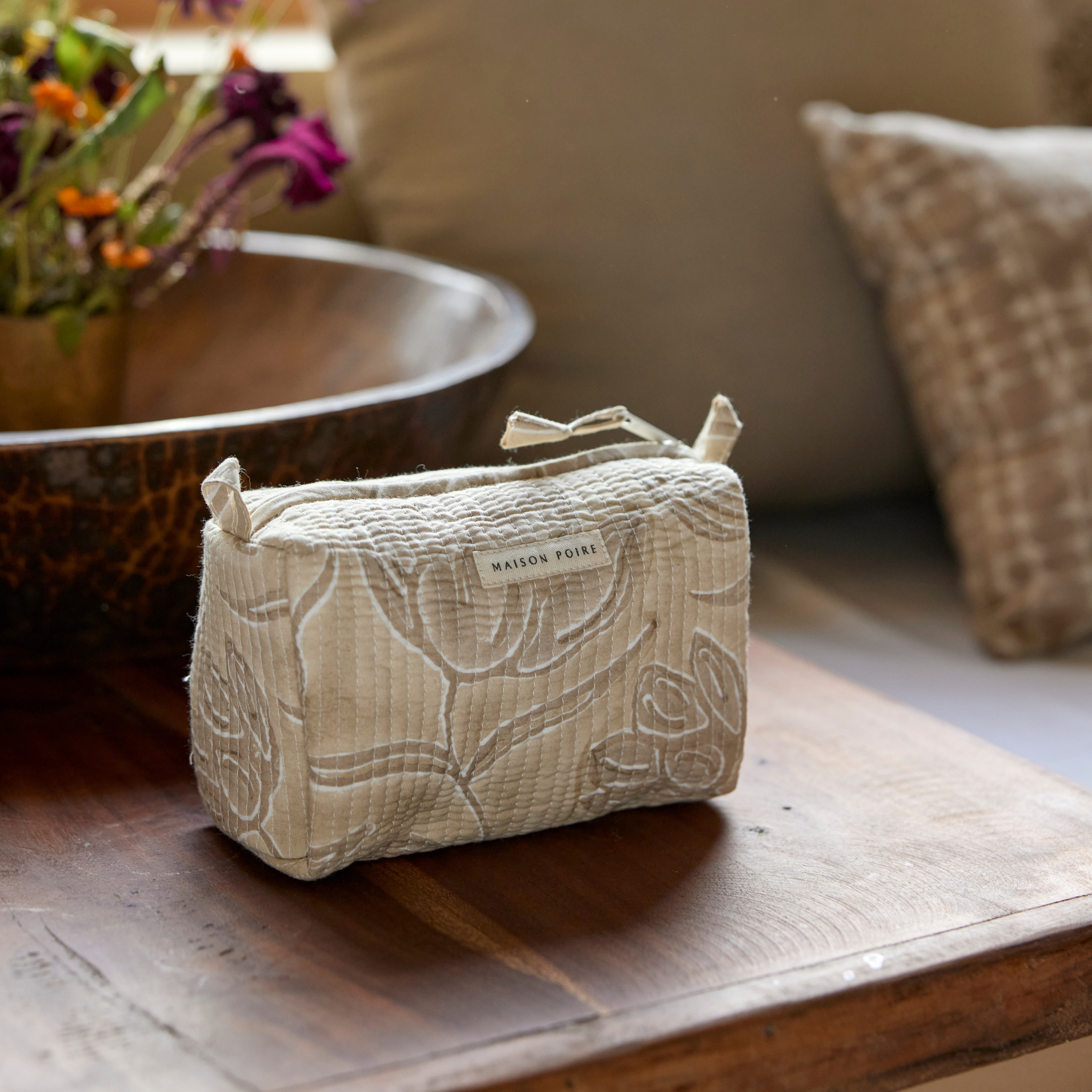 Trousse de Toilette Astrid, Sable