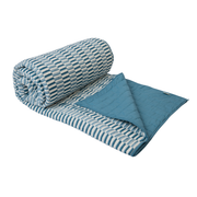 Camille Bed Quilt, Blue
