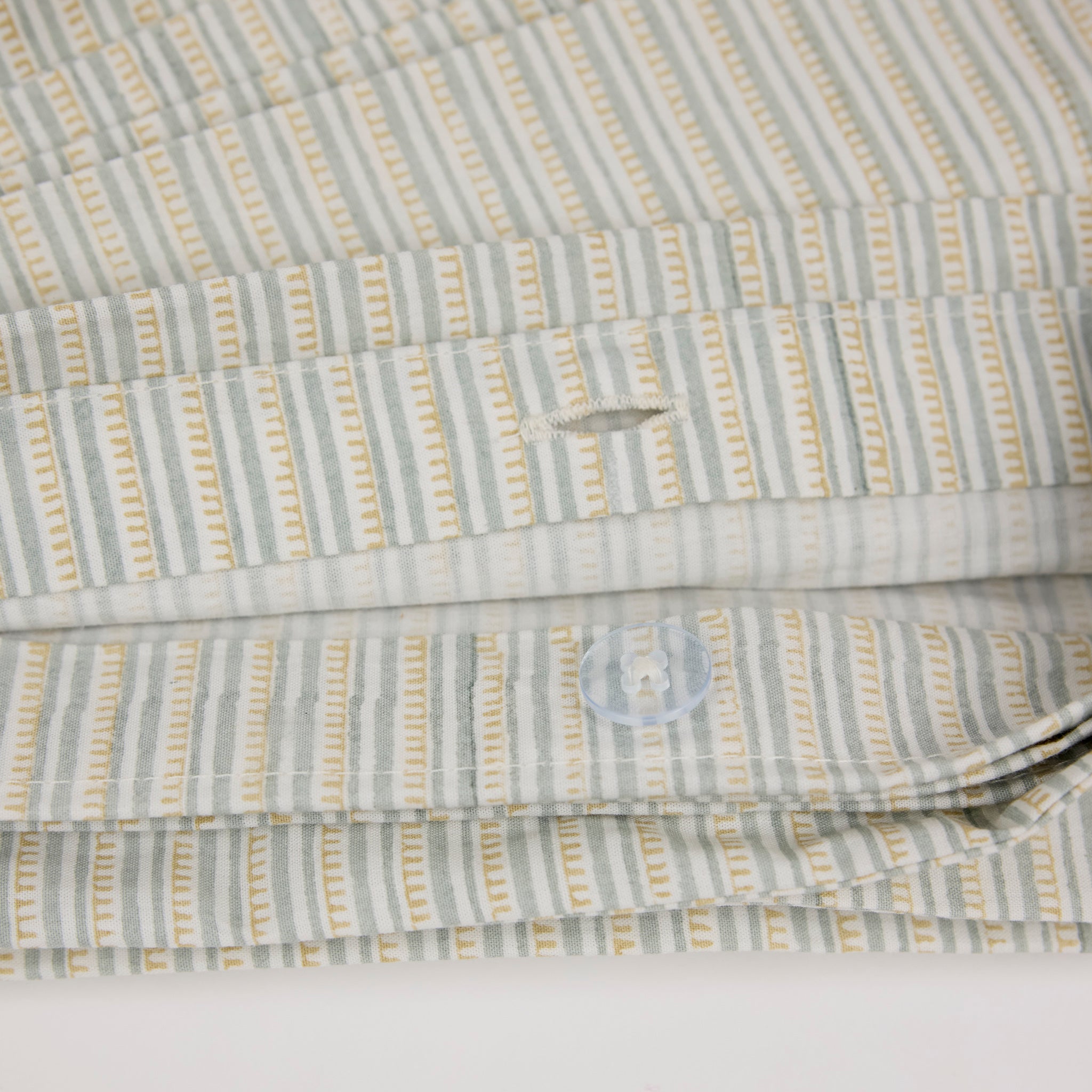 Taie d'oreiller Clémence, Brume Bleue