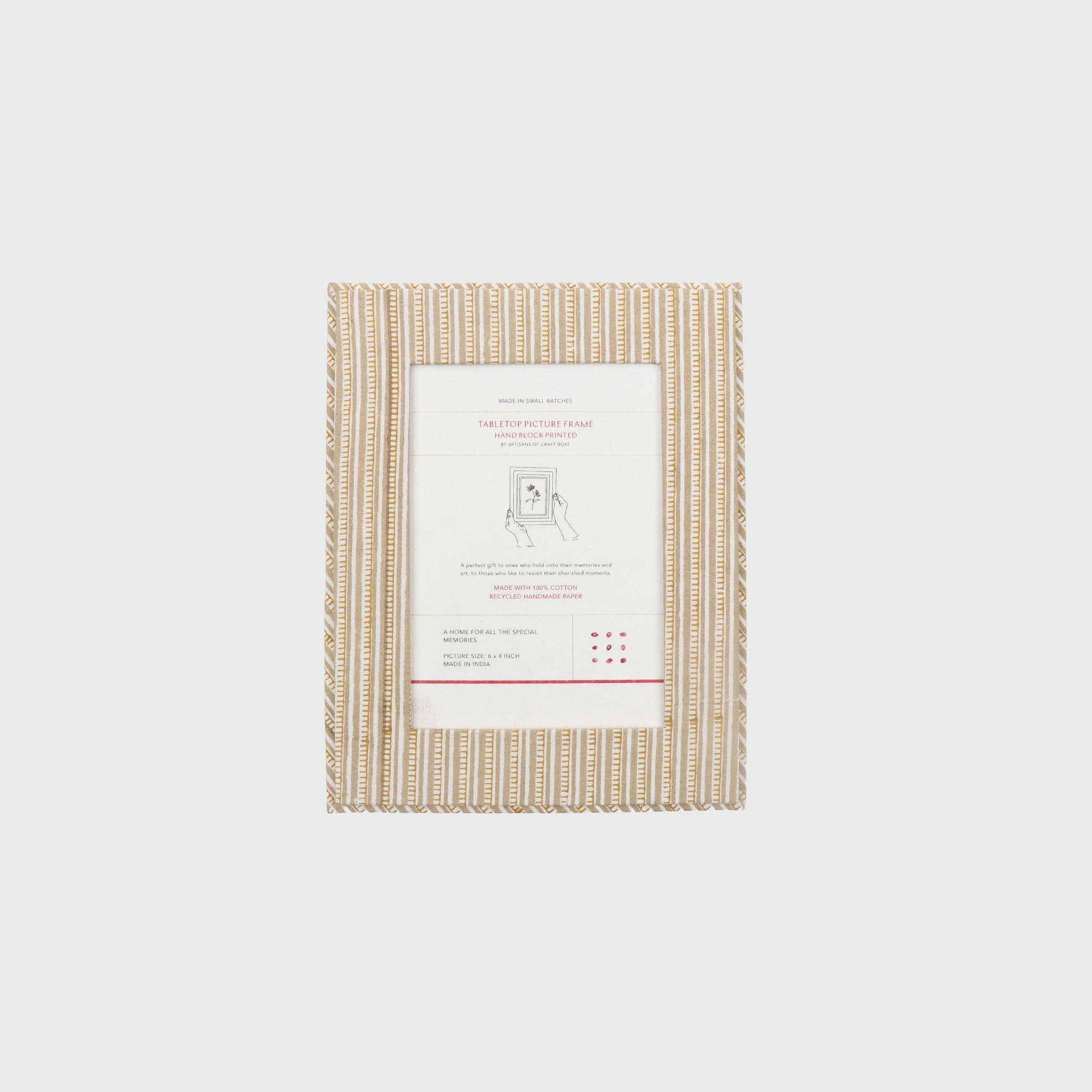 Clémence Picture Frame, Mustard