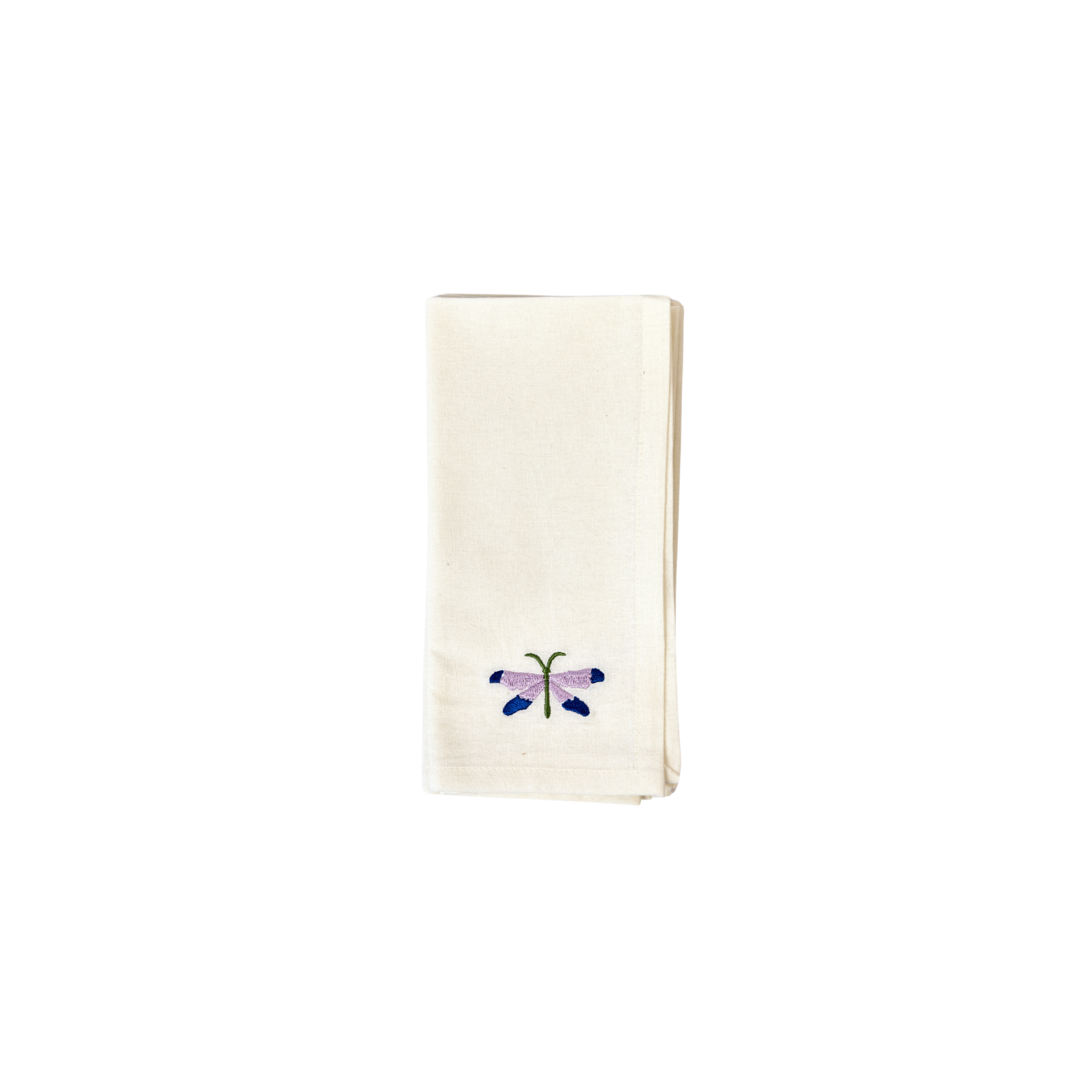 Dragonfly Embroidered Napkin