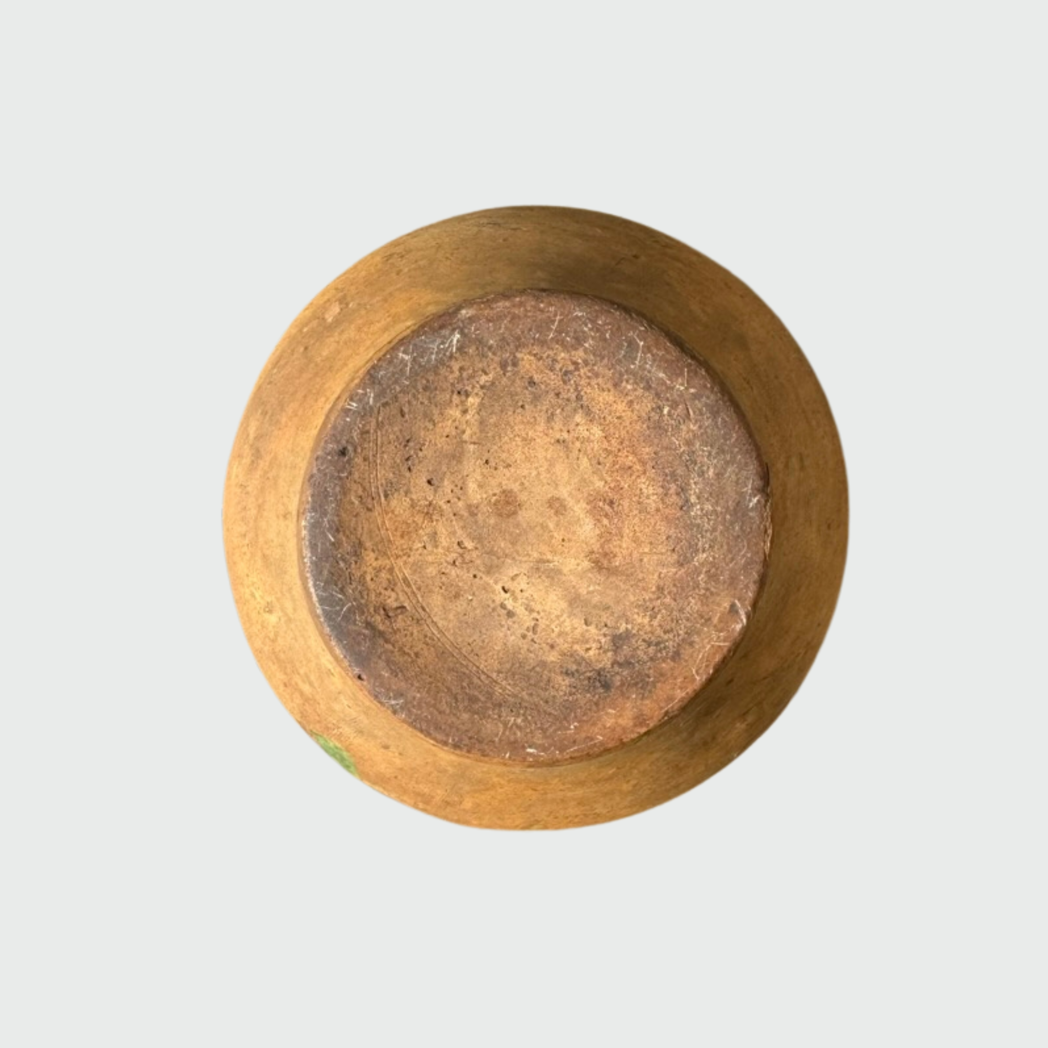 French Antique Pitcher with Green Glaze