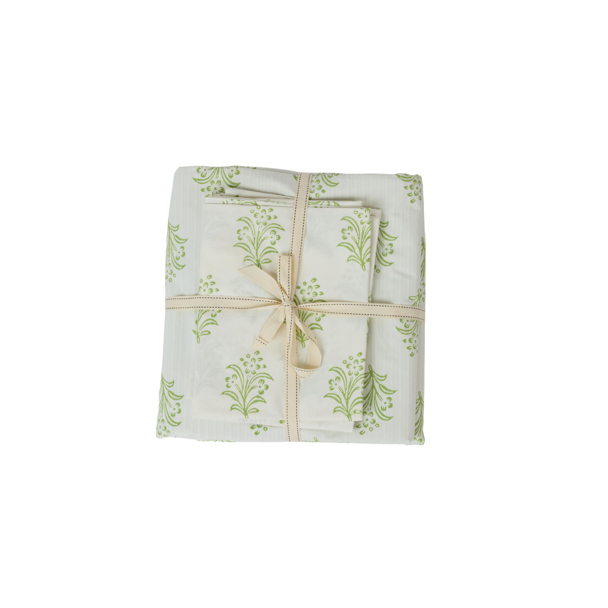 Eloise Reversible Duvet Cover, Spring Green