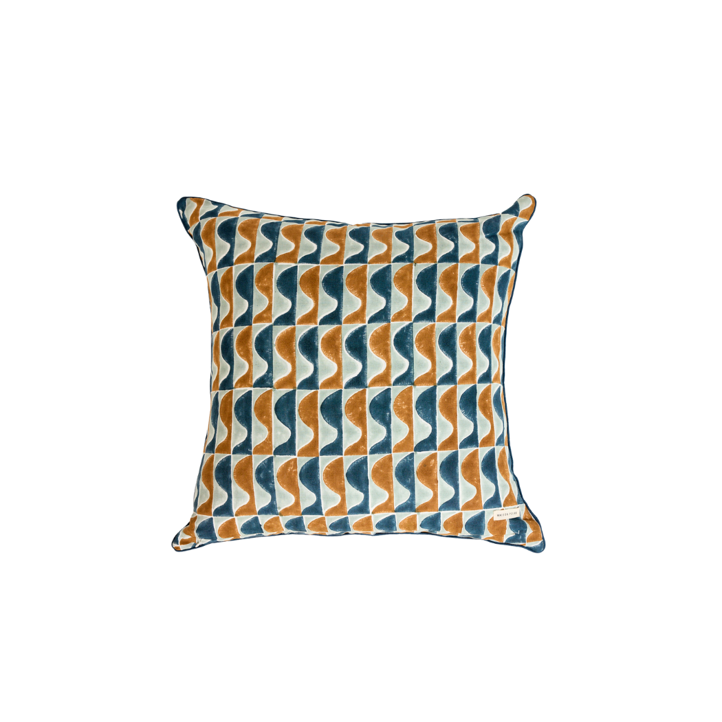 Housse de coussin Hugo, Bleu