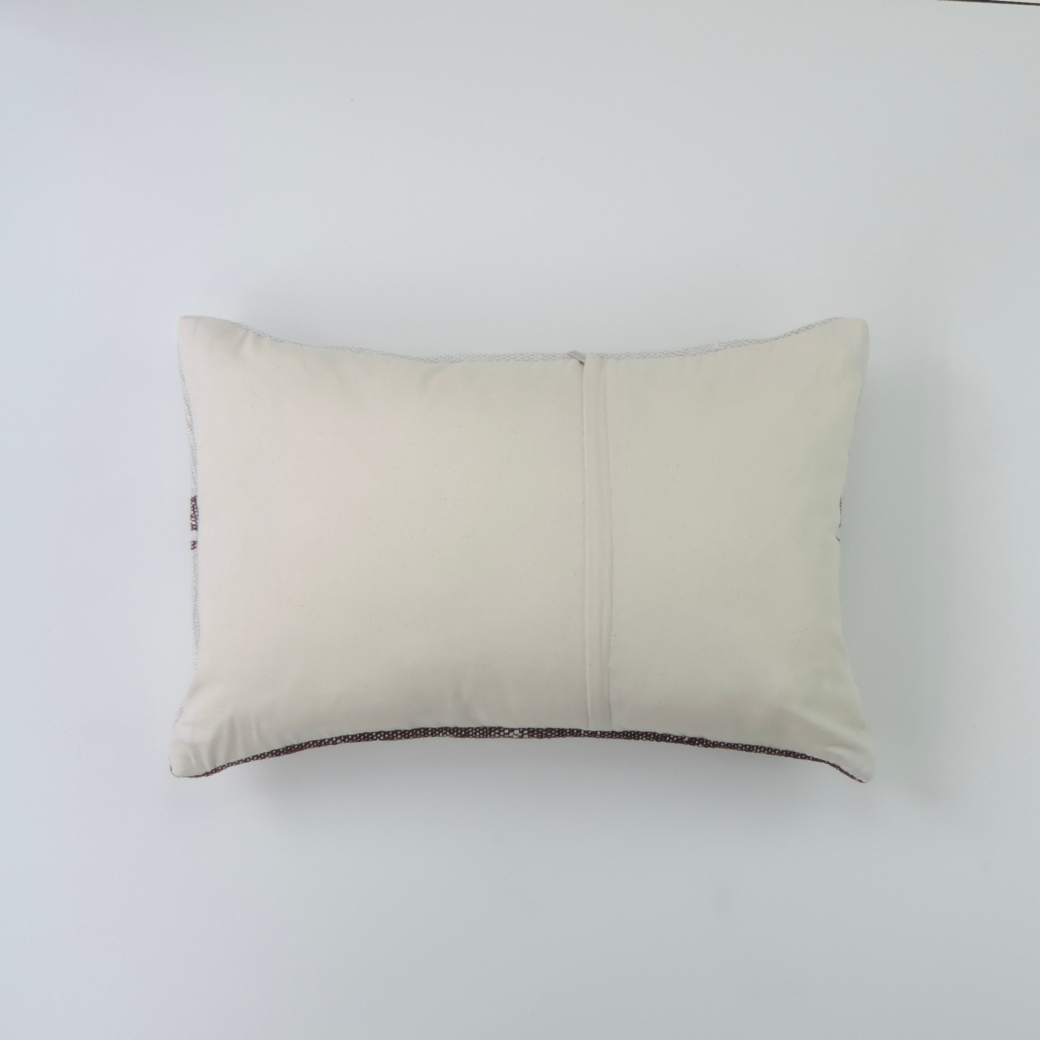 Housse de Coussin à rayures marron