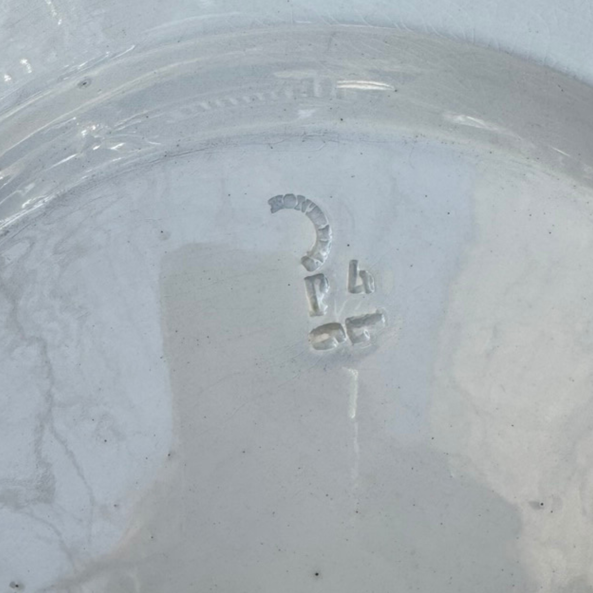 Antique Serving Platter with Pearl Edges