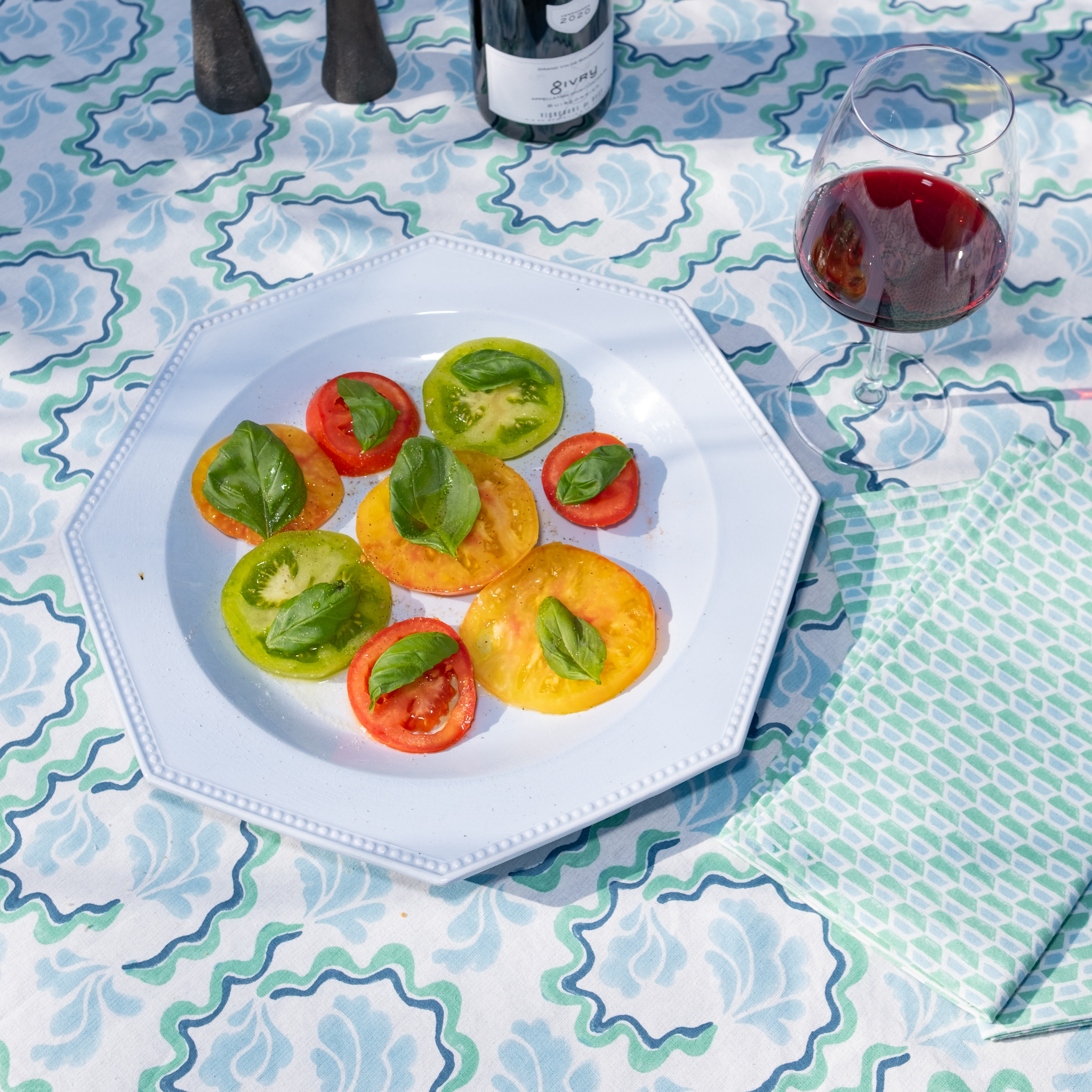 Serviette Lola, Turquoise