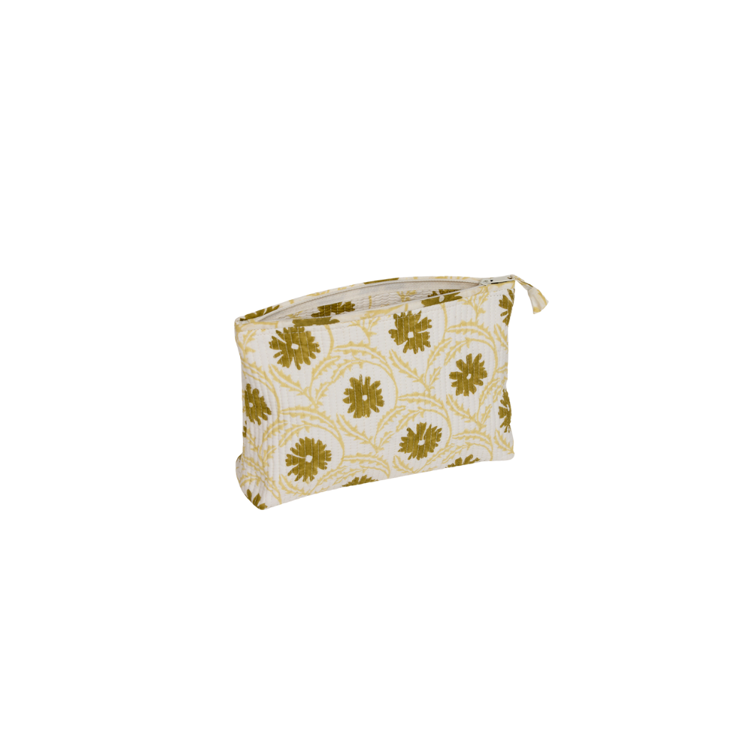 Marguerite Jewelry Pouch, Olive