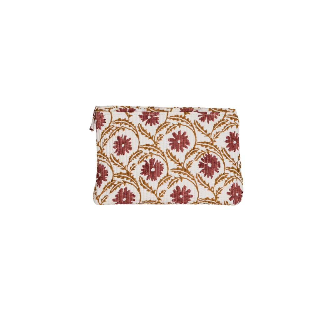 Marguerite Jewelry Pouch, Red