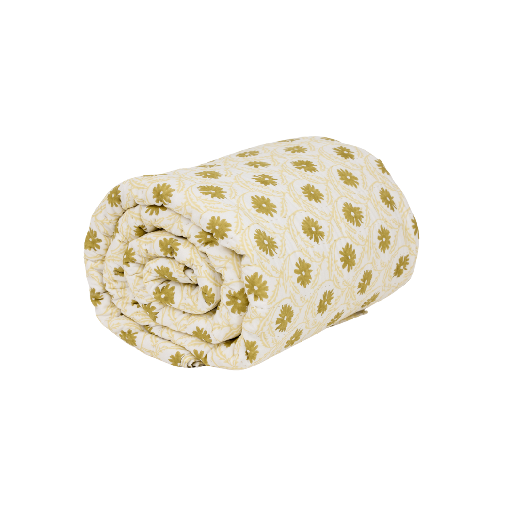 Couette de Lit Marguerite, Olive