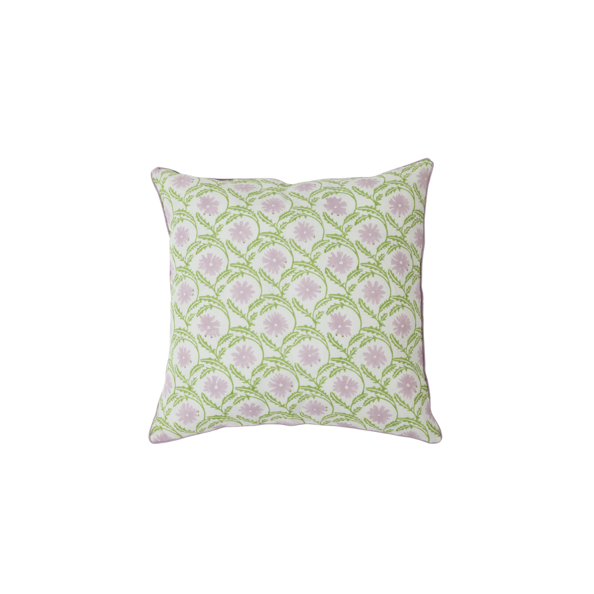 Marguerite Throw Pillow Cover, Lilac