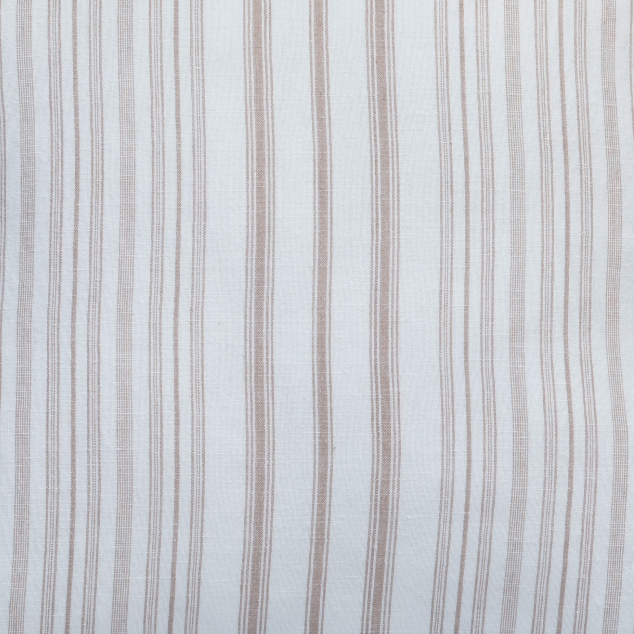 Housse de Coussin à rayures nougat