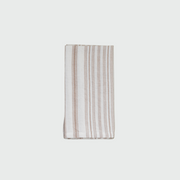 Serviette à rayures nougat