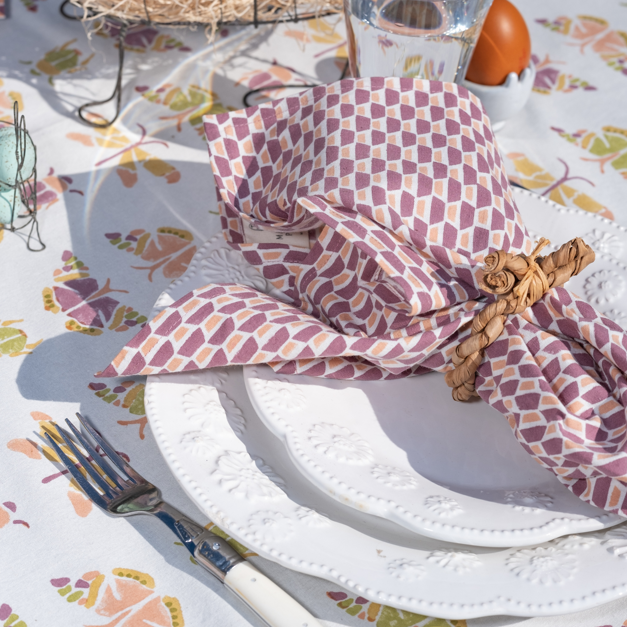 Serviette Lola, Violette