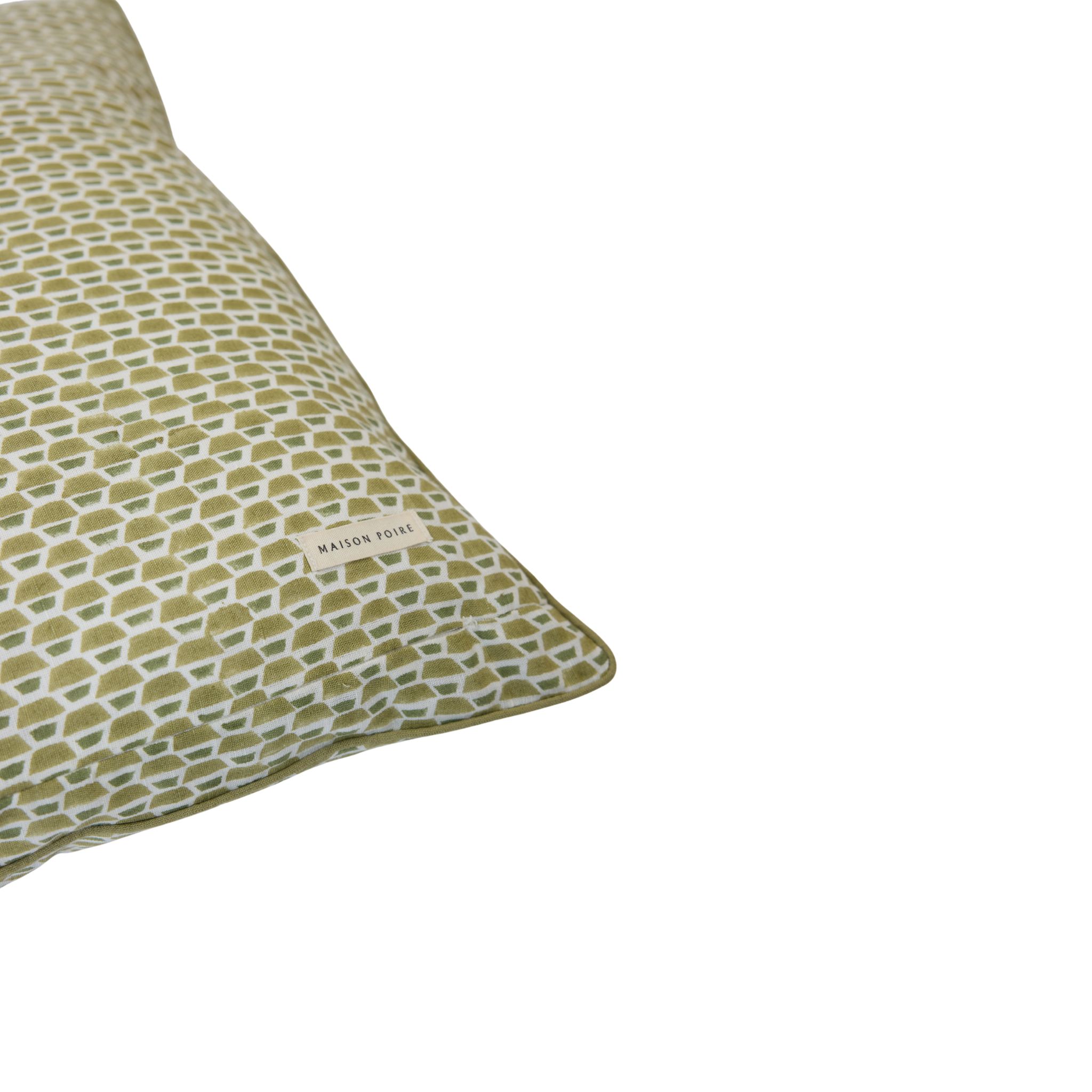 Oliver Throw Pillow Cover, Moss