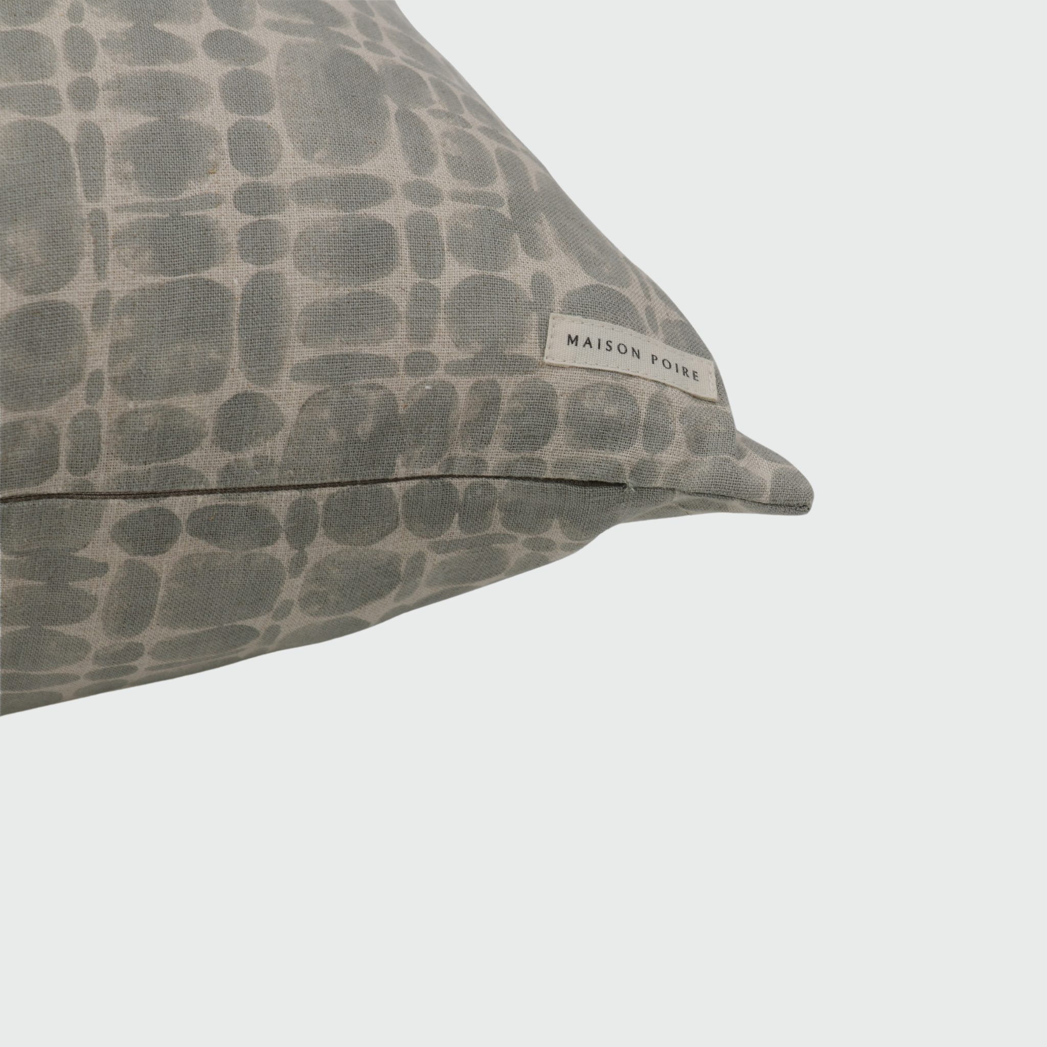 Housse de Coussin Pierre, Brume Bleue