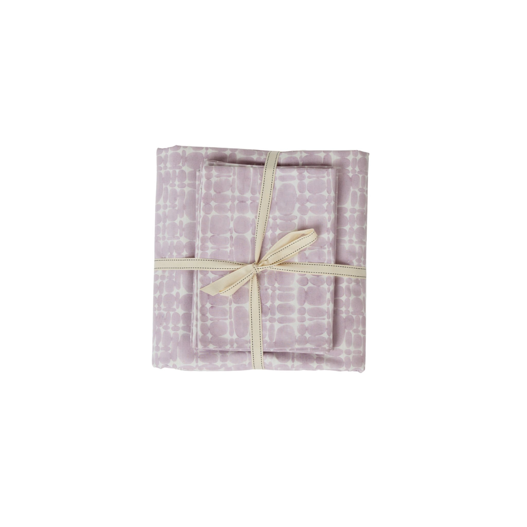 Pierre Reversible Duvet Cover, Lilac