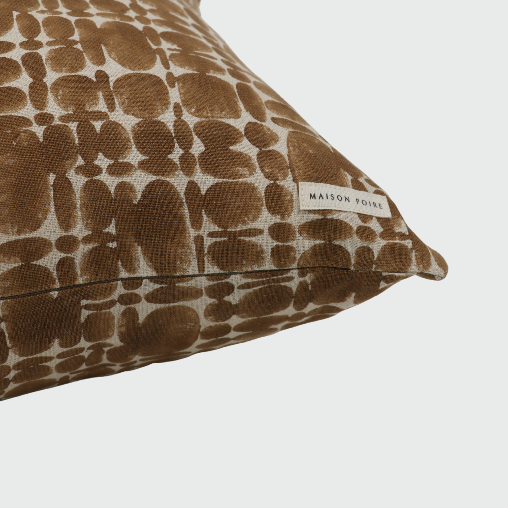 Housse de Coussin Pierre, Châtaigne