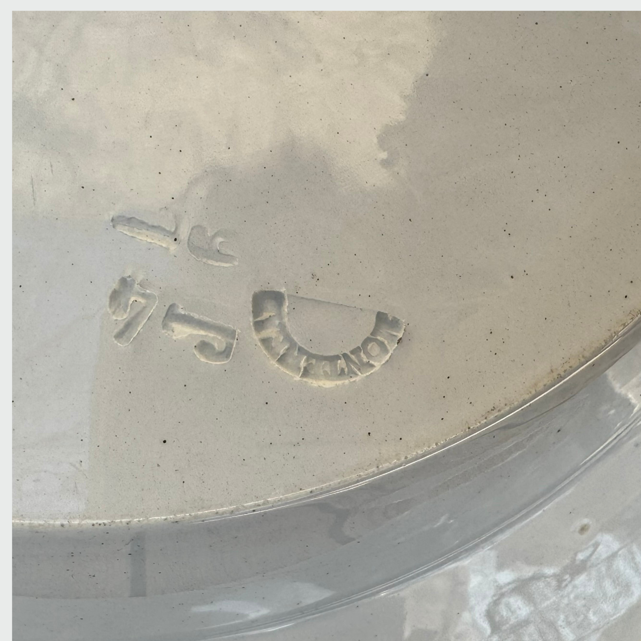 Antique Serving Dish with Pearl Edges