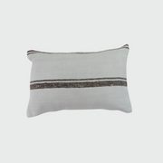 Housse de Coussin à rayures marron