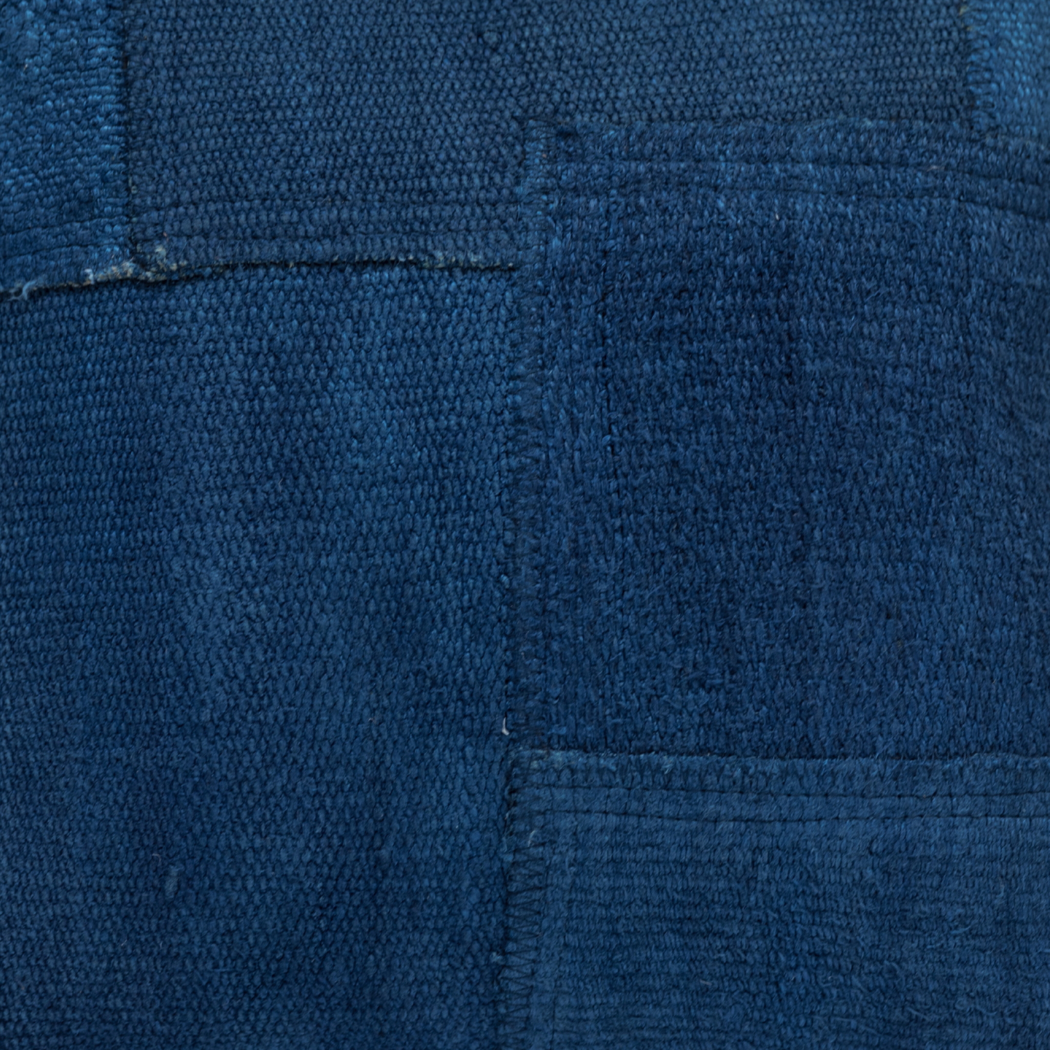 Housse de Coussin bleu