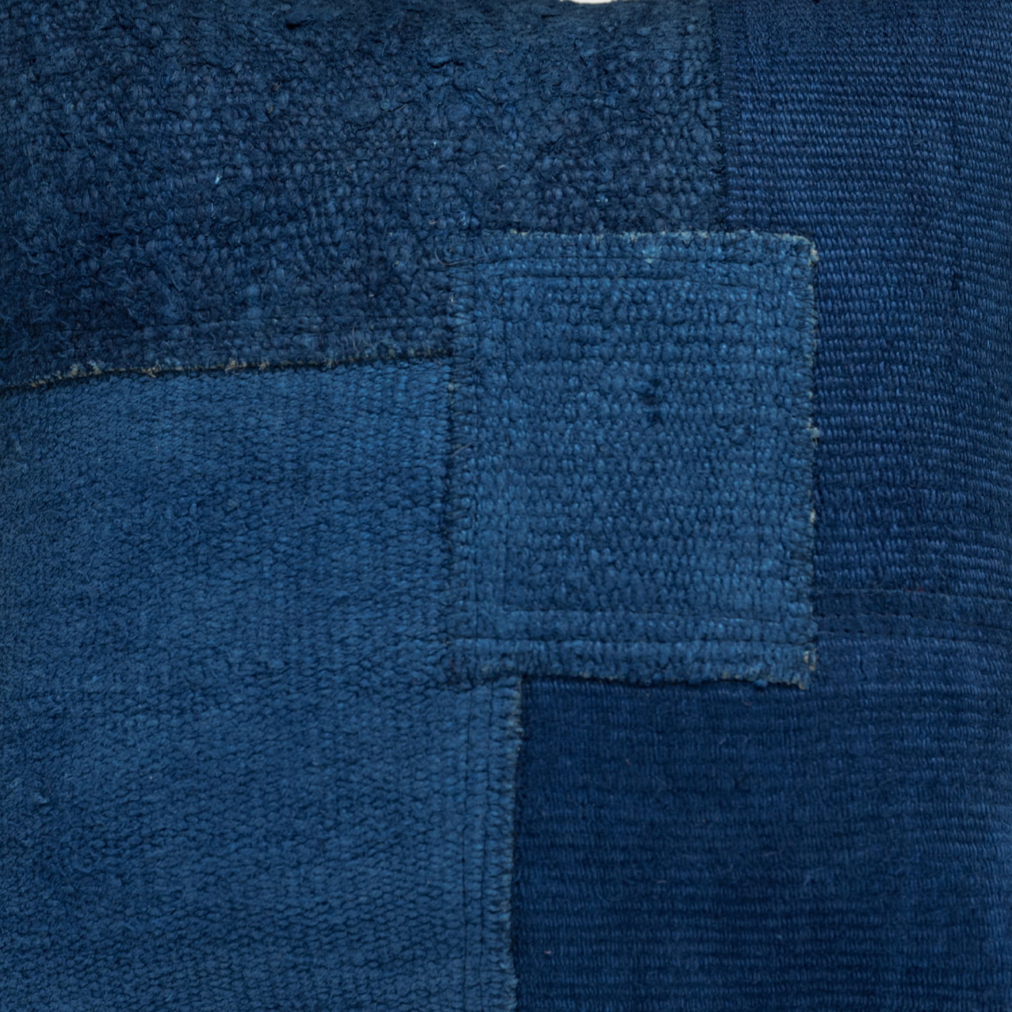 Housse de Coussin bleu