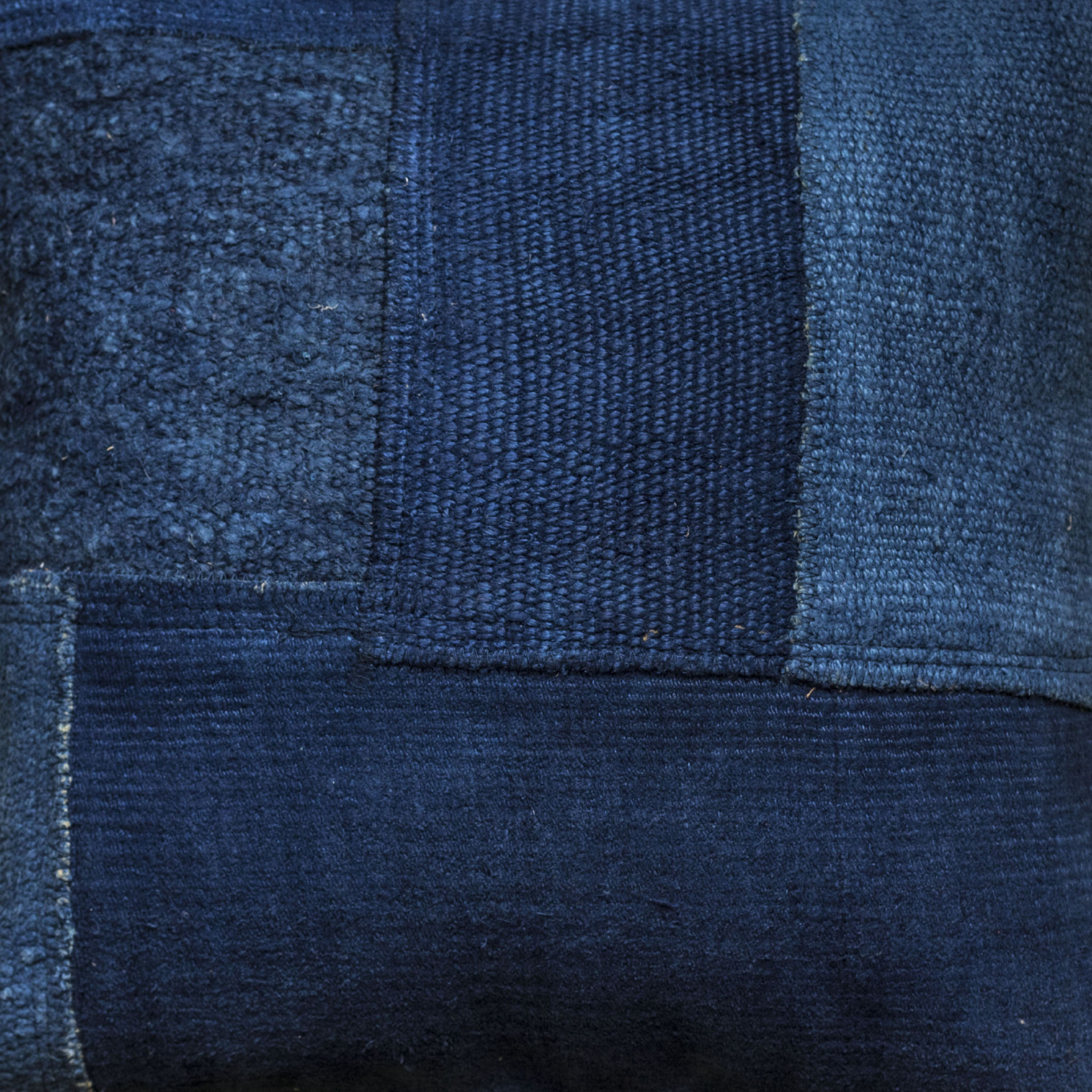 Housse de Coussin bleu